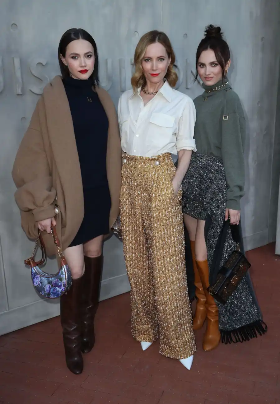 Leslie Mann With Daughters Iris and Maude Apatow