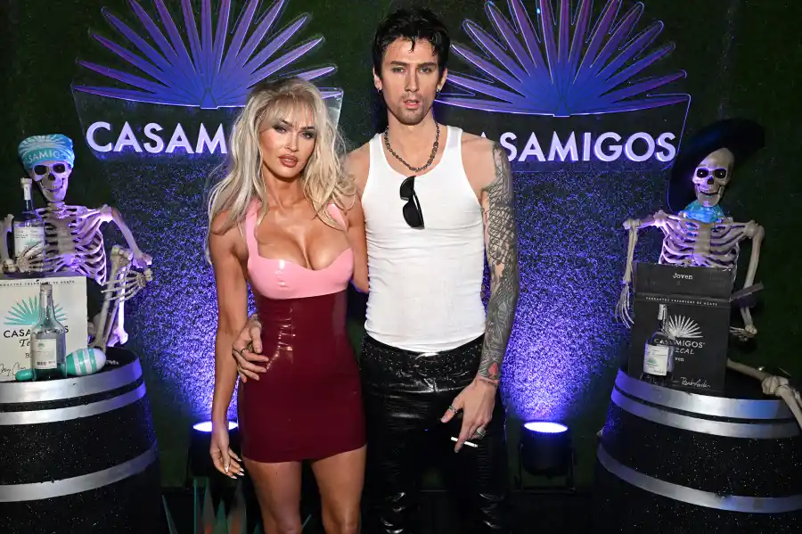 MGK and Megan Fox Halloween 2022 Costumes Tommy Lee and Pamela Anderson for Casamigos Party