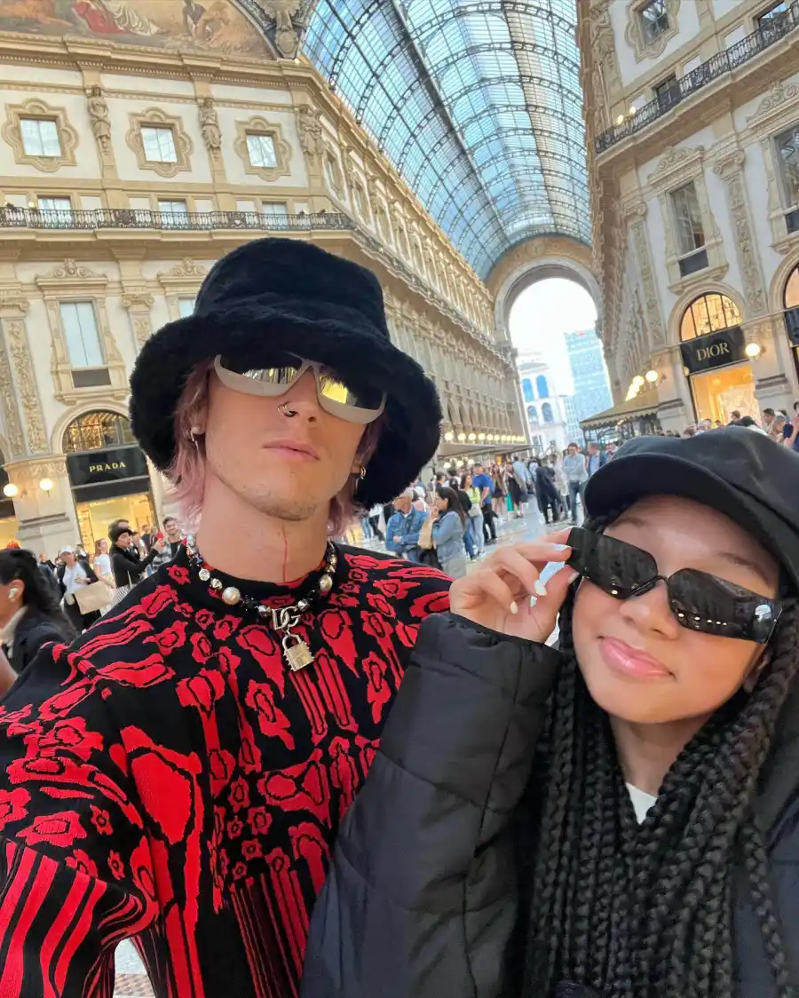 Machine Gun Kelly and Megan Fox Take His Daughter Casie on Her 1st European Tour: See Photos