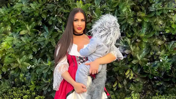 Maralee Nichols Reveals Her and Tristan Thompson’s 10-Month-Old Son Theo’s 1st Halloween Costume- ‘My Pumpkin’ 007