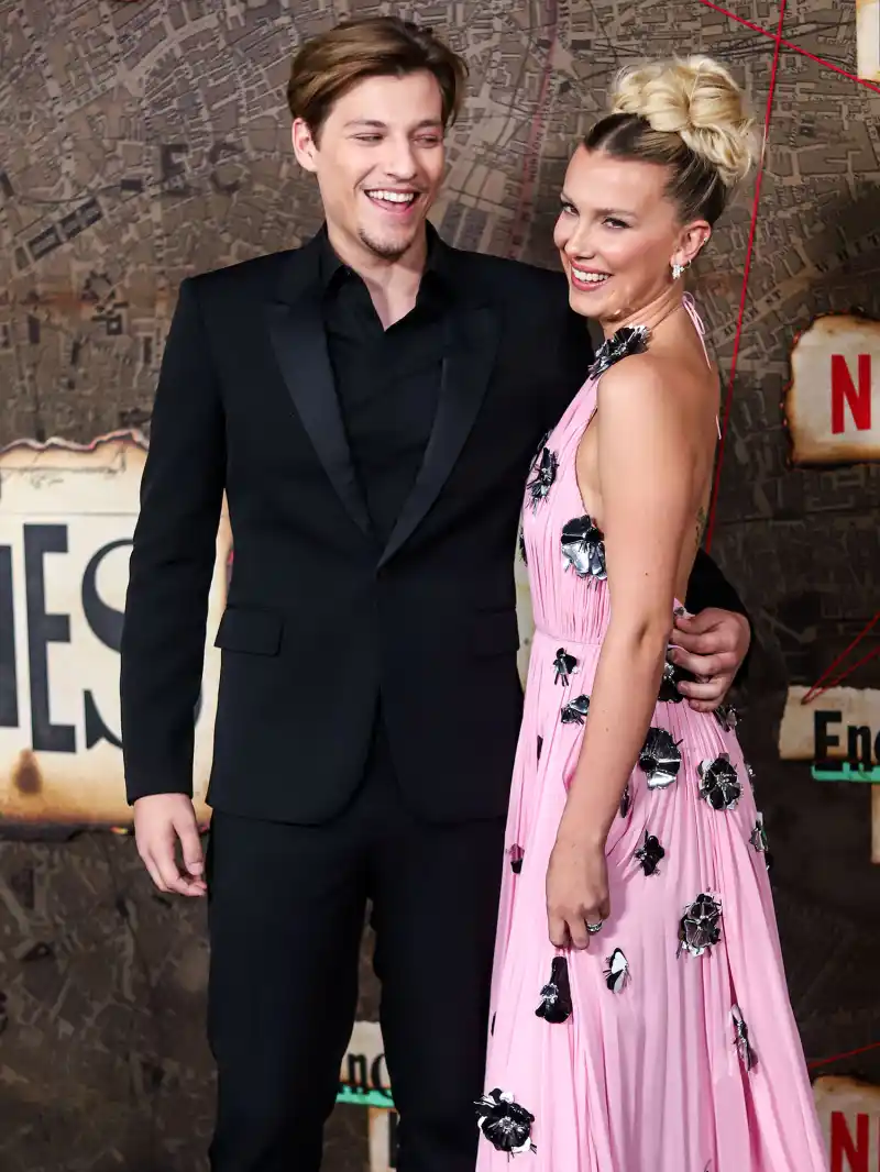 Millie Bobby Brown and Jake Bongiovi Enola Holmes 2 Louis Vuitton 5