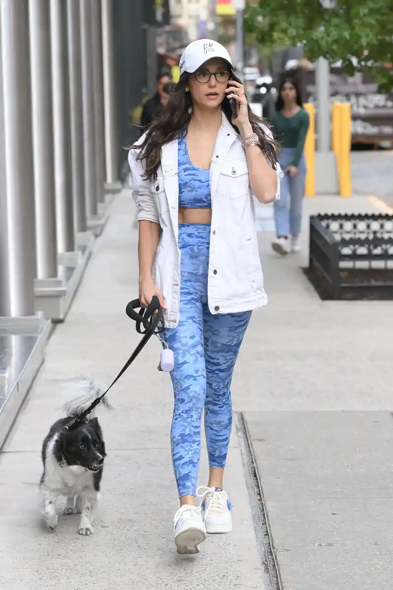 Nina Dobrev Out For A Walk Hot PIcs