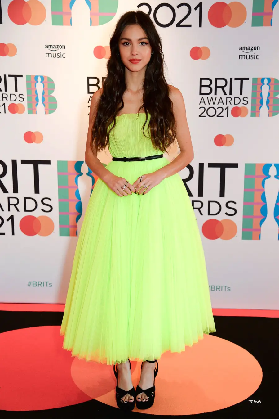 Olivia Rodrigo Style Evolution Gallery 072 41st BRIT Awards, Arrivals, The O2 Arena, London, UK - 11 May 2021