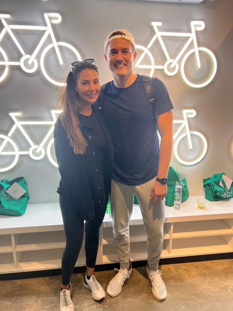 Peter Weber and Kelley Flanagan