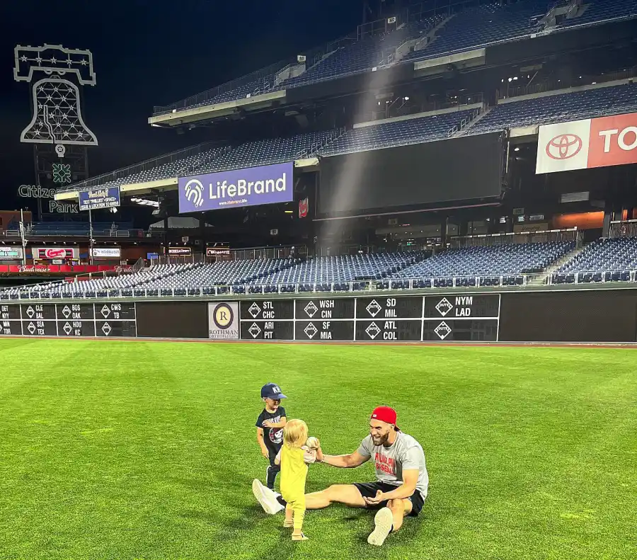 Phillies Star Bryce Harper and Kayla Harper's Sweetest Photos With 2 Kids: See Family Album 030