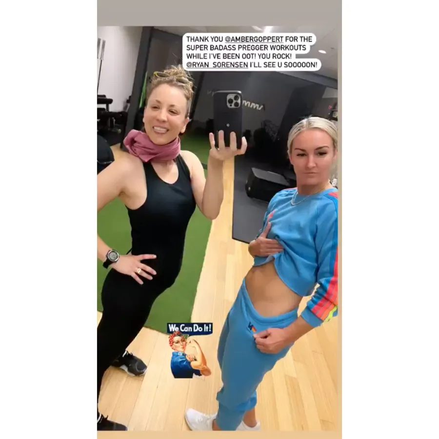 Pregnant Kaley Cuoco Shows Off Bare Baby Bump in Sweet New Photos