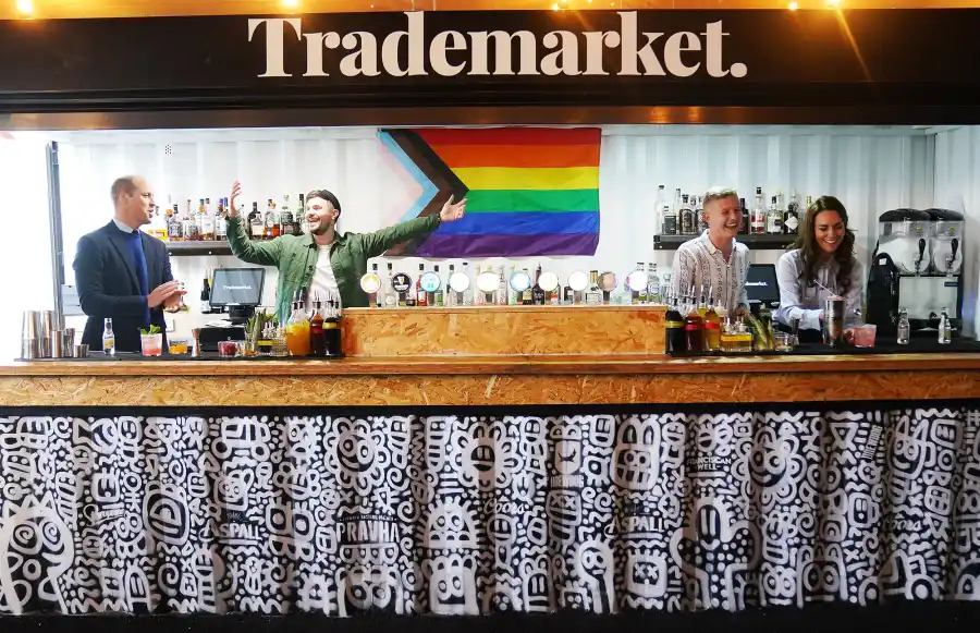 Prince William and Princess Kate Face Off in Cocktail-Making Competition, Share a Toast