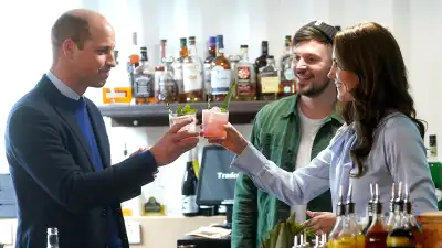Prince William and Princess Kate Face Off in Cocktail-Making Competition, Share a Toast