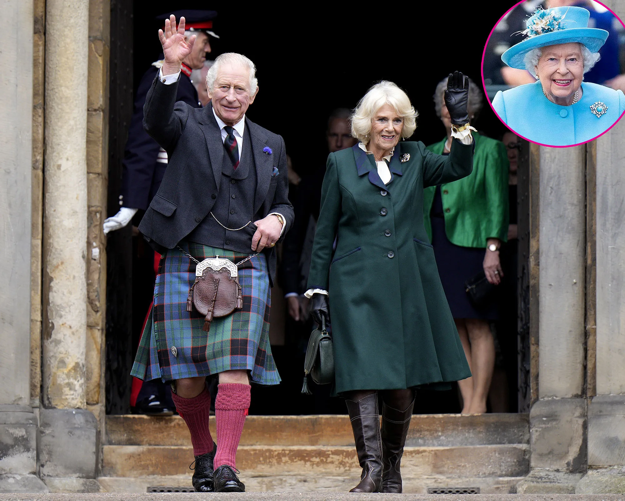 Promo King Charles III and Queen Consort Camilla Visit Scotland for Their 1st Joint Engagement