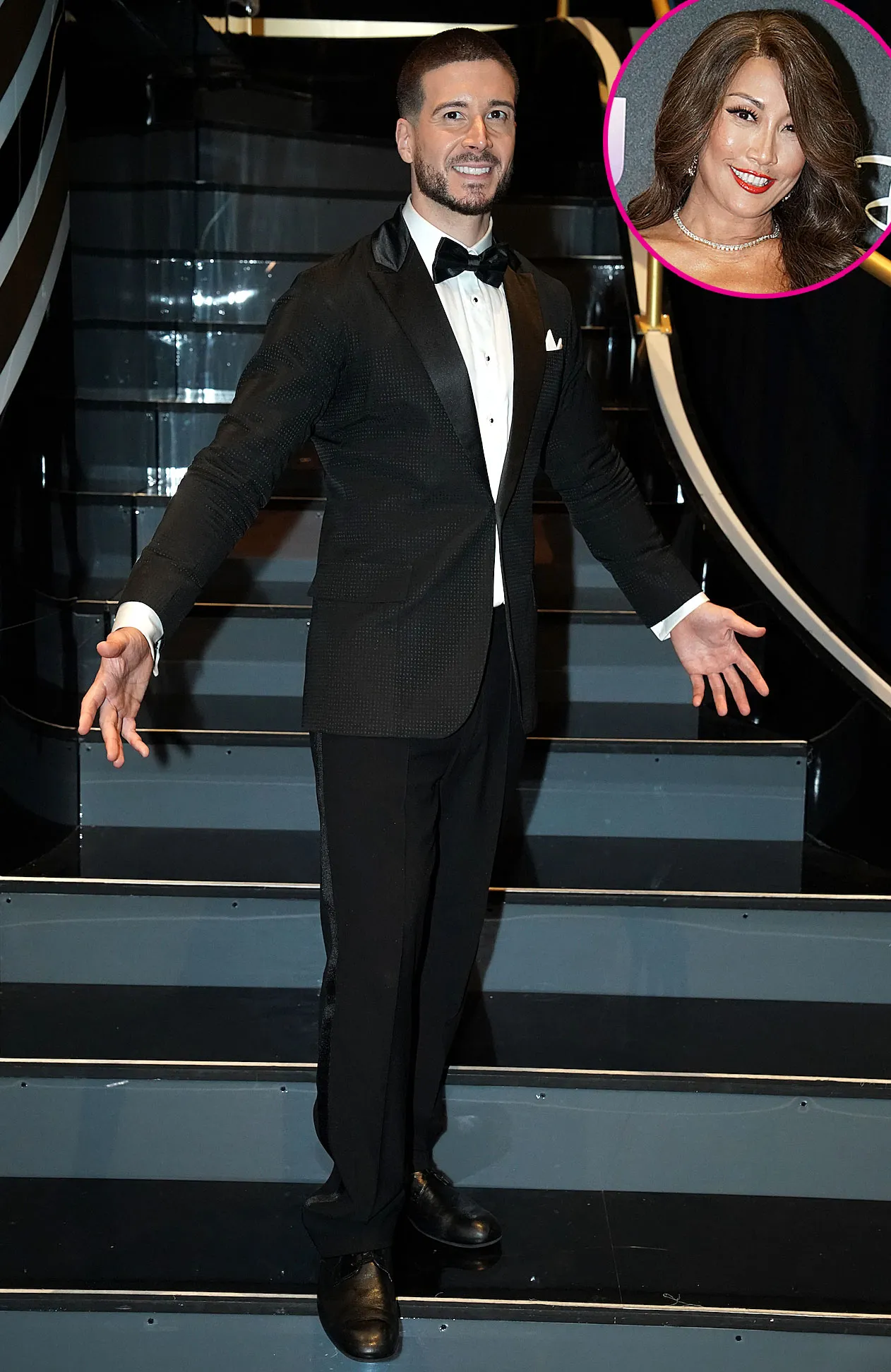 Promo Vinny Guadagnino Reacts to DWTS Carrie Ann Inaba Saying He Should Train More Dancing With The Stars Bond Night