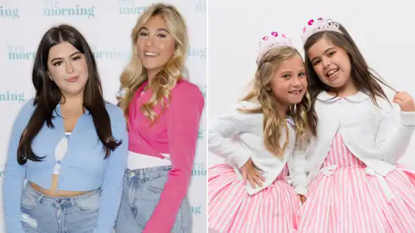 Sophia Grace and Rosie, now and then