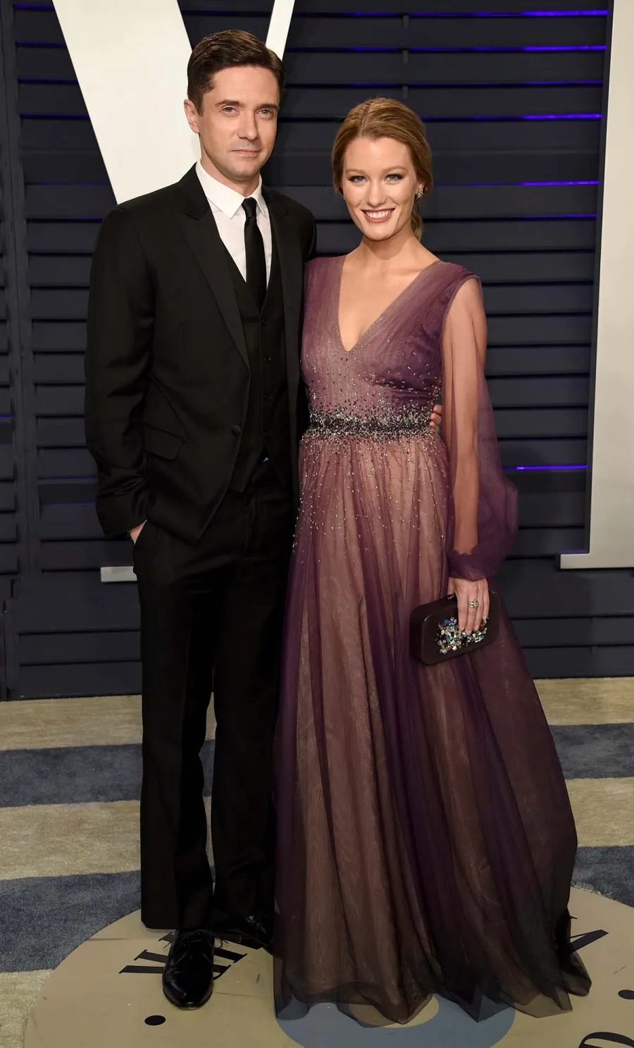 Topher Grace, Wife Ashley Hinshaws Relationship Timeline