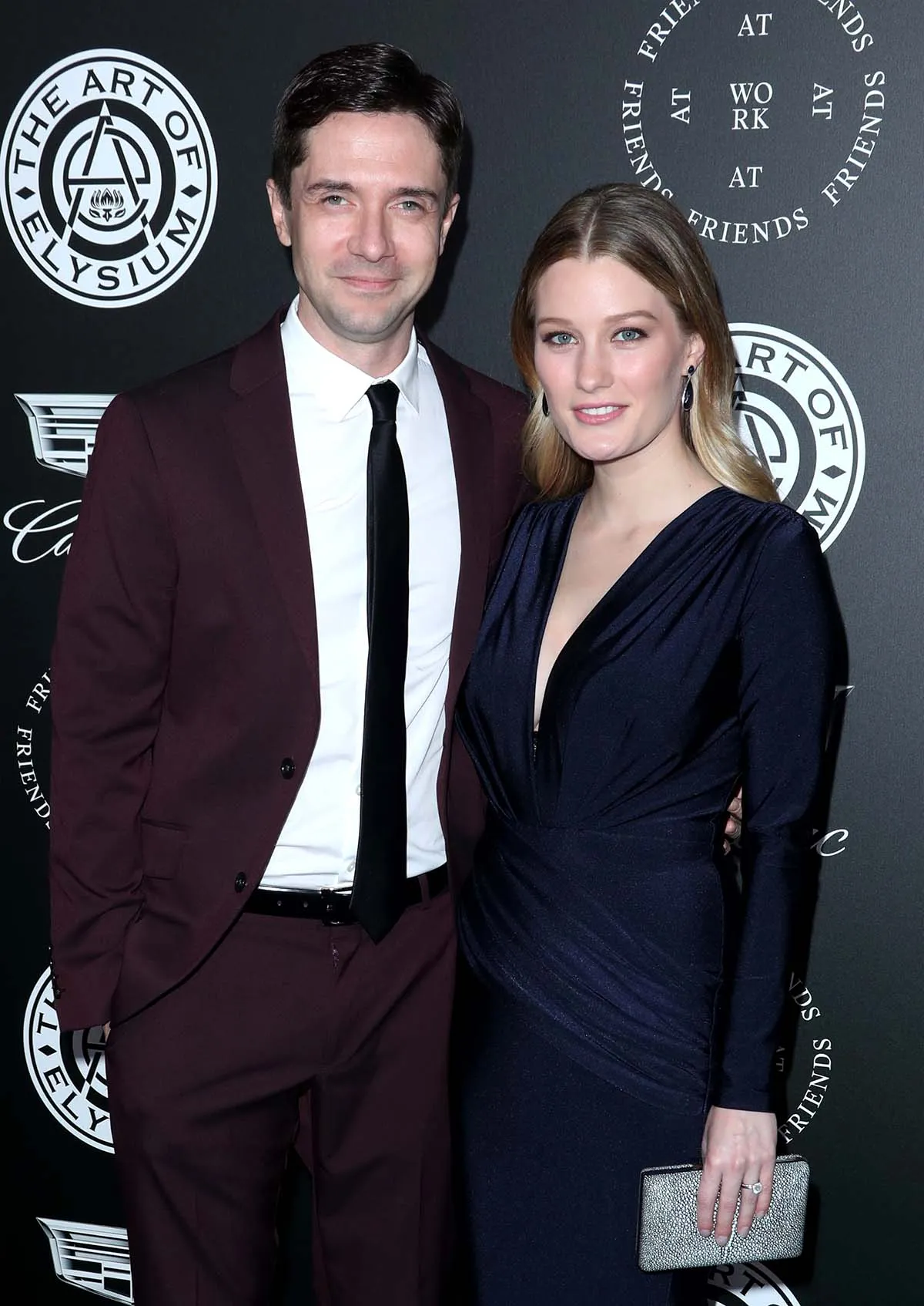 Topher Grace, Wife Ashley Hinshaws Relationship Timeline
