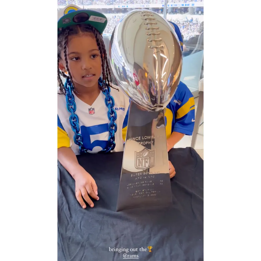 Tough Crowd! Kim K. Gets Booed While Attending L.A. Rams Game With Saint