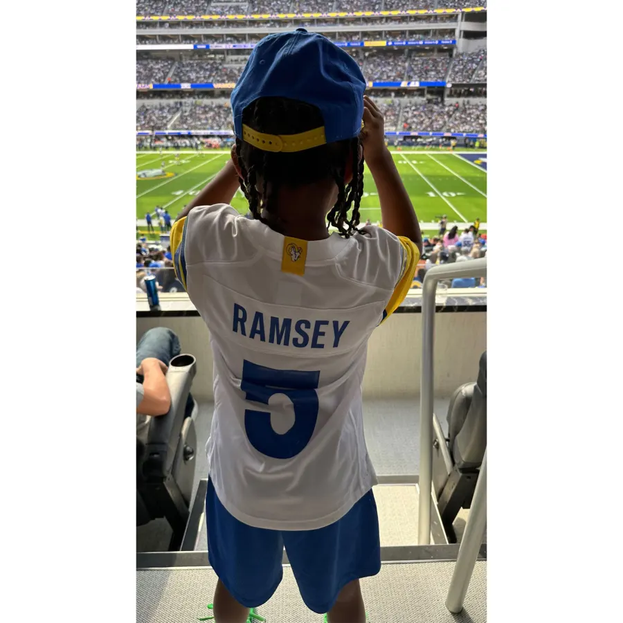 Tough Crowd! Kim K. Gets Booed While Attending L.A. Rams Game With Saint