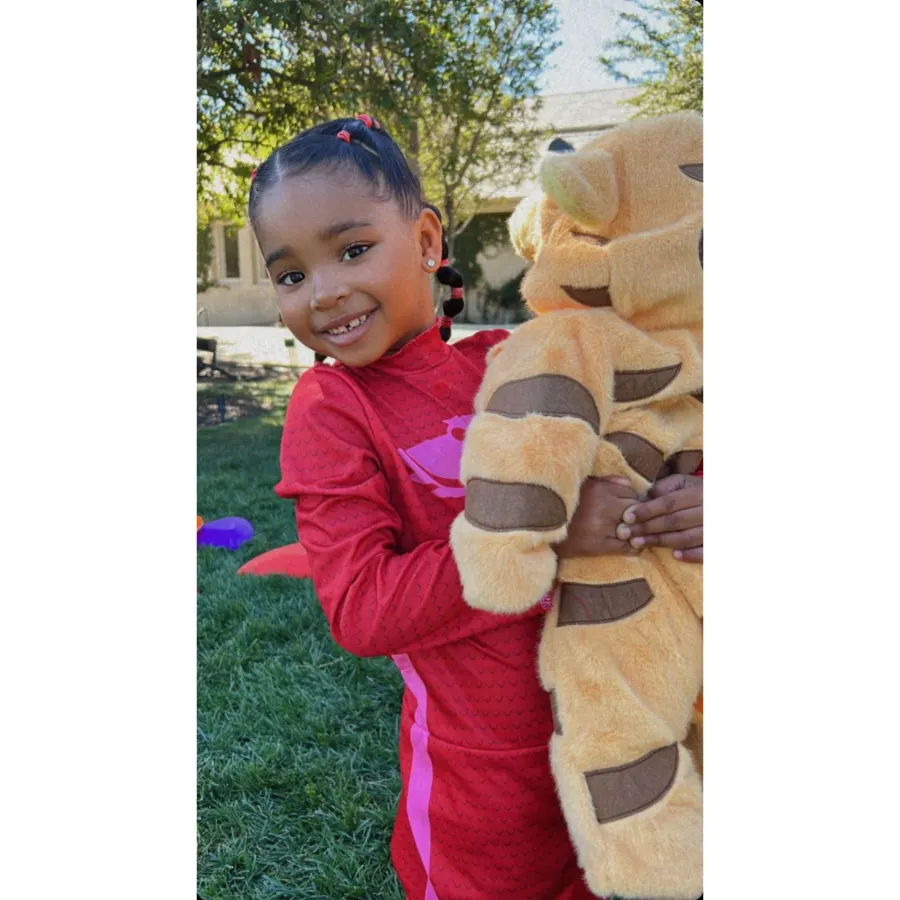 True and Baby Brother Kardashian Jenner Family 2022 Halloween Costumes