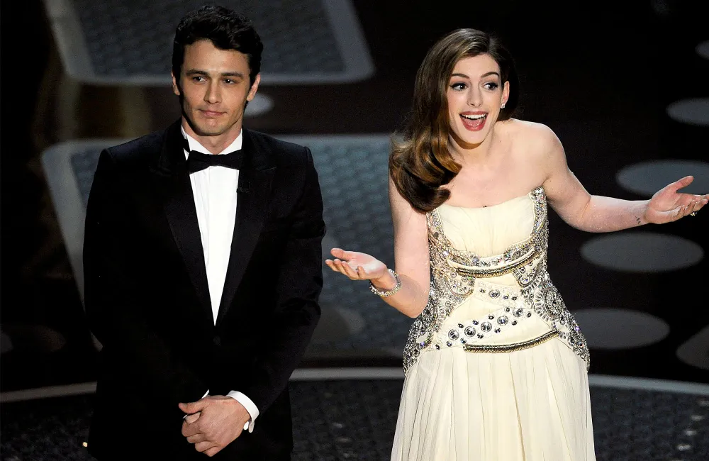 We &lsquo;Sucked&rsquo;! Anne Hathaway Remembers Cohosting Oscars With James Franco