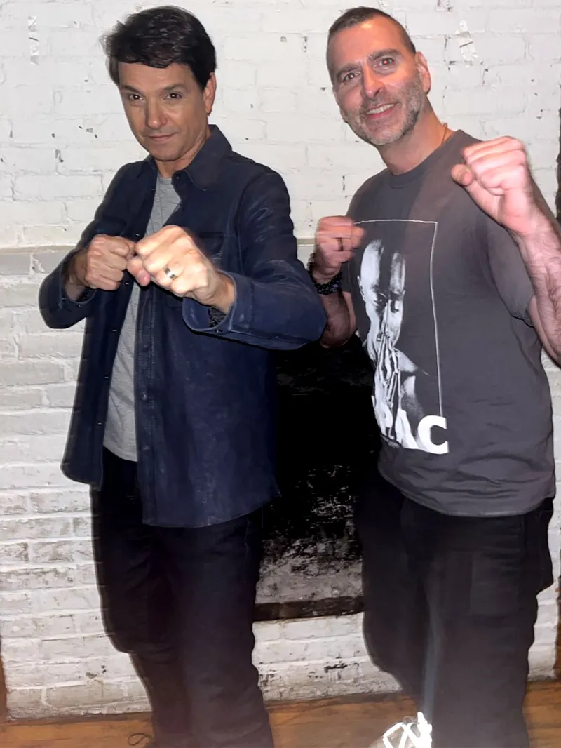 hot pics Ralph Macchio Hidden Lane Cobra Kai Richie Romero NYC Karate Kid