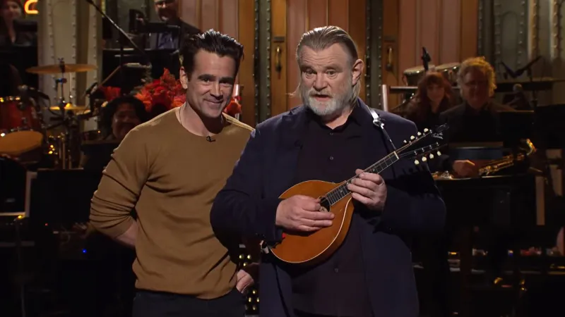 Favorite Costar? Colin Farrell Crashes Brendan Gleeson’s ‘SNL’ Monologue