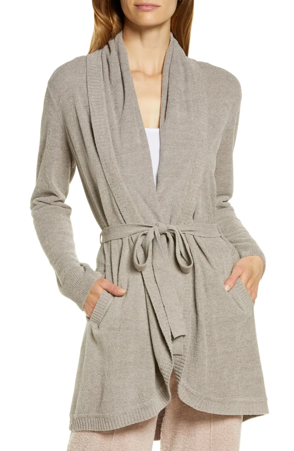 tie-waist cardigan