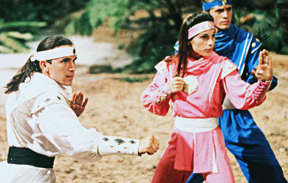 &lsquo;Power Rangers' Alum Amy Jo Johnson Cries as She Mourns Death of Jason David Frank 081 Mighty Morphin Power Rangers The Movie - 1995