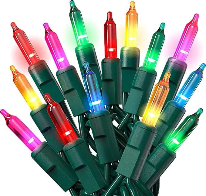 colorful string lights