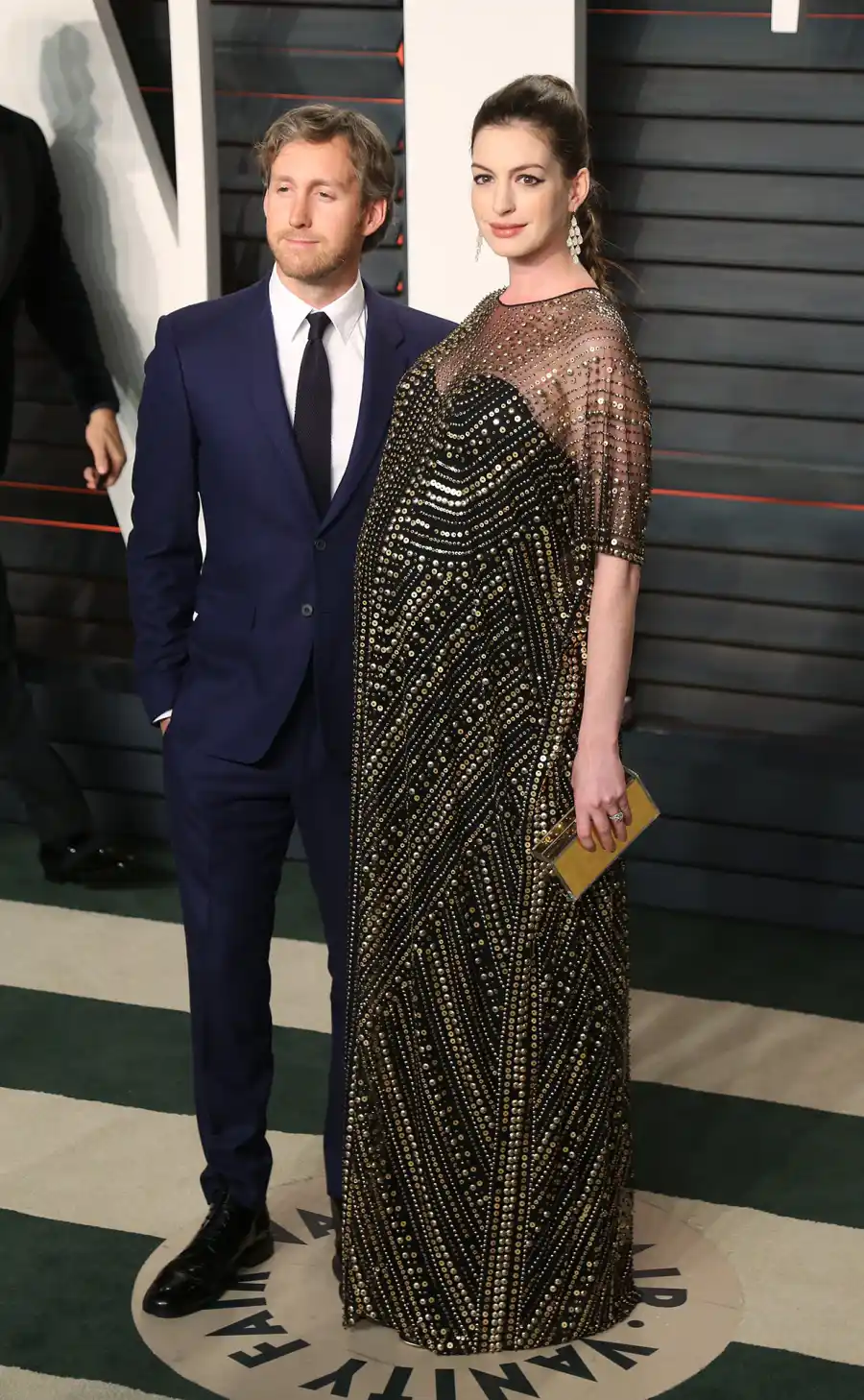 Anne Hathaway and Adam Shulman- A Timeline of Their Relationship 291 Vf Oscars, Beverly Hills, California, United States - 29 Feb 2016