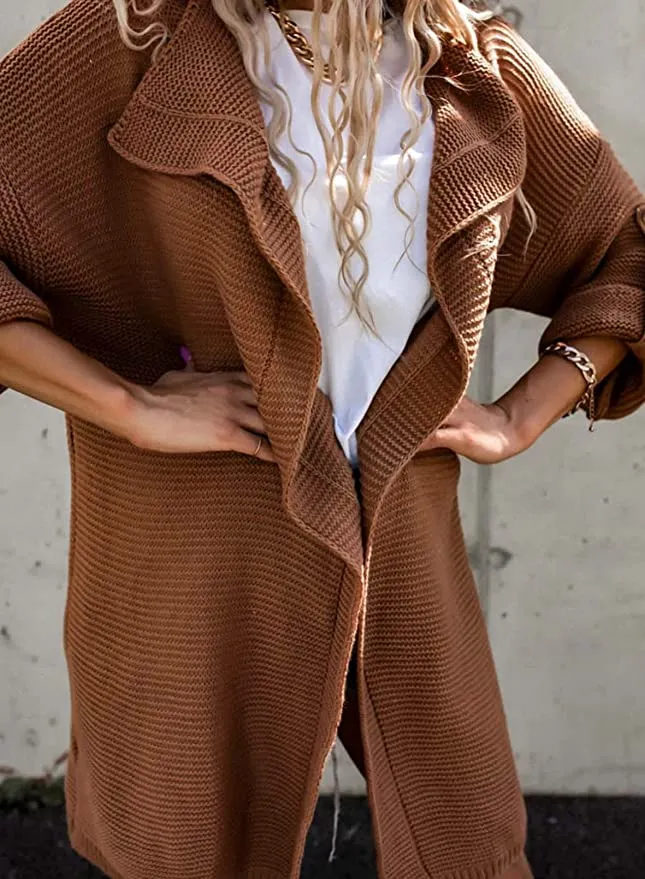 Astylish Women's Oversized Open Front Cardigan