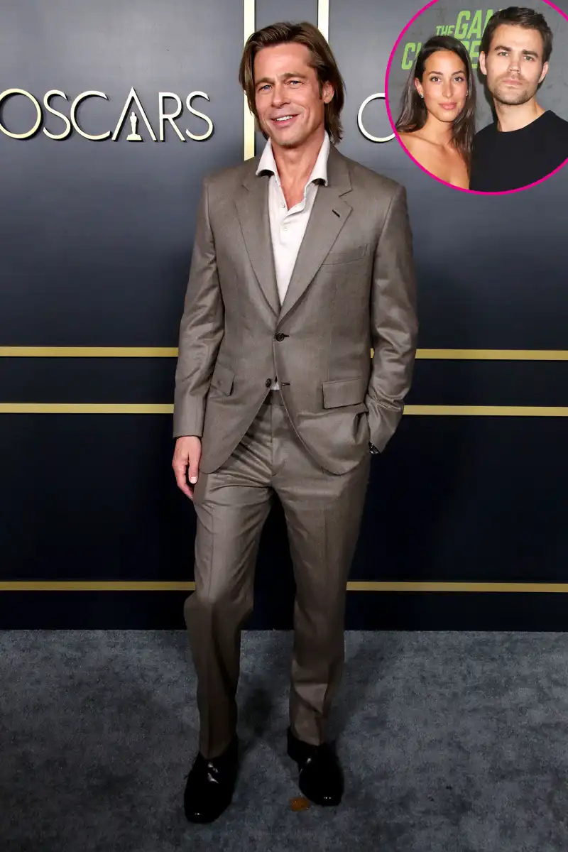 Brad Pitt Spotted Getting Cozy With Paul Wesley Ex-Wife Ines de Ramon at Los Angeles Concert Promo