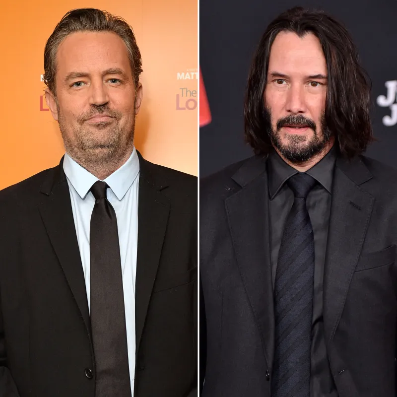 Breaking Down Keanu Reeves and Matthew Perry’s History Through the Years