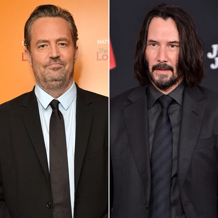 Breaking Down Keanu Reeves and Matthew Perry’s History Through the Years