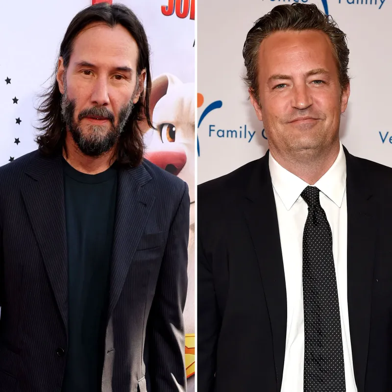 Breaking Down Keanu Reeves and Matthew Perry’s History Through the Years