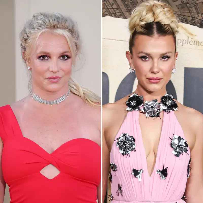 Britney Spears Seemingly Reacts to Millie Bobby Brown Wanting to Play Her in a Movie One Day- 'Dude I'm Not Dead!' 082
