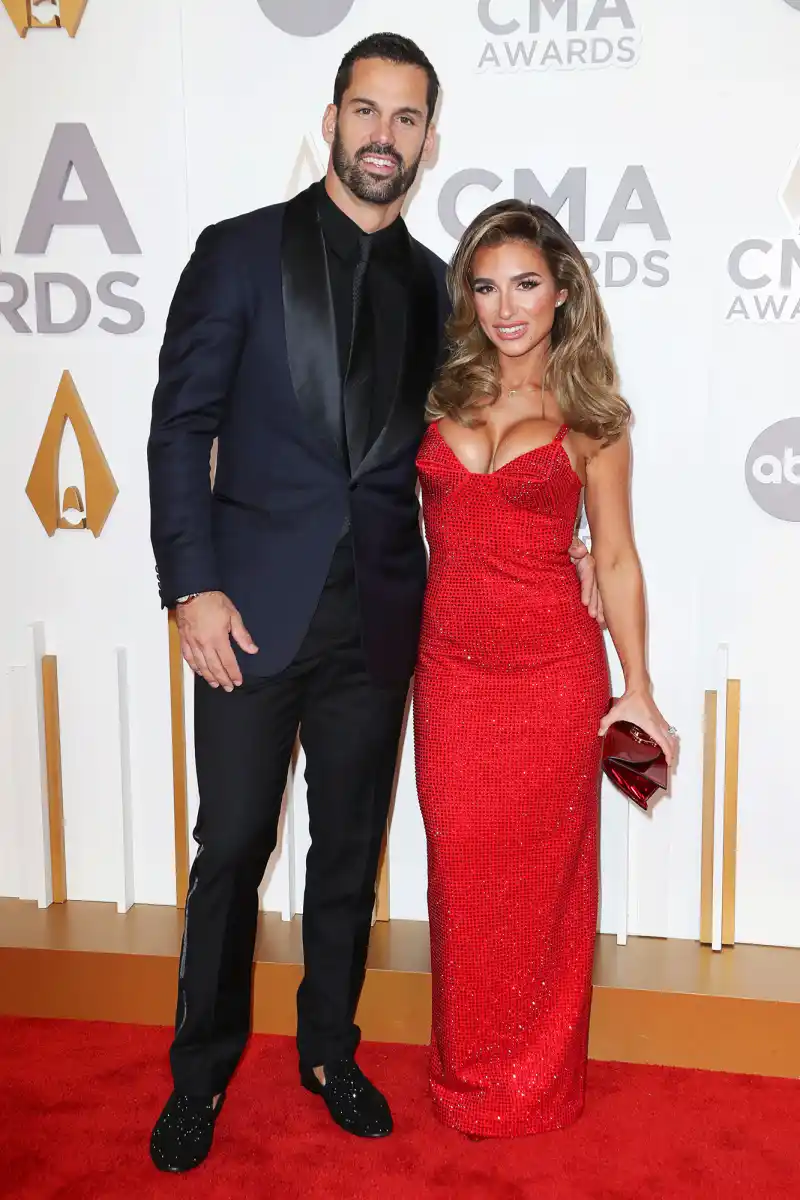 Dynamic Duos! See the Hottest Couples at the 2022 CMA Awards- Jessie James Decker and Eric Decker and More 166 56th Annual CMA Awards, Arrivals, Nashville, Tennessee, USA - 09 Nov 2022