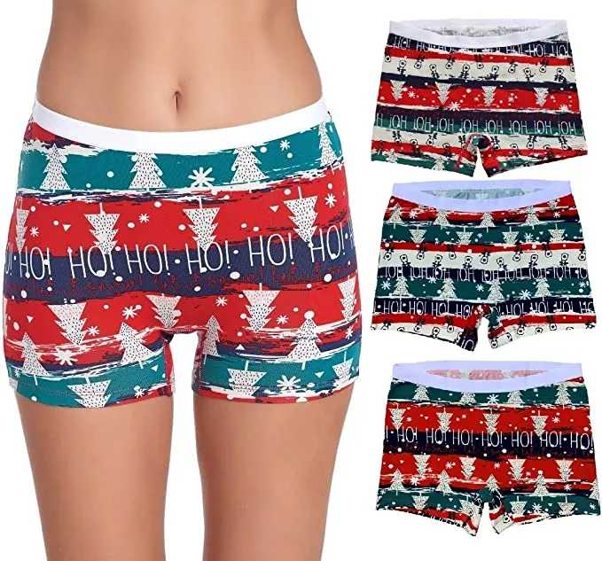 EVARI Women's Boyshort Panties 3 Pack