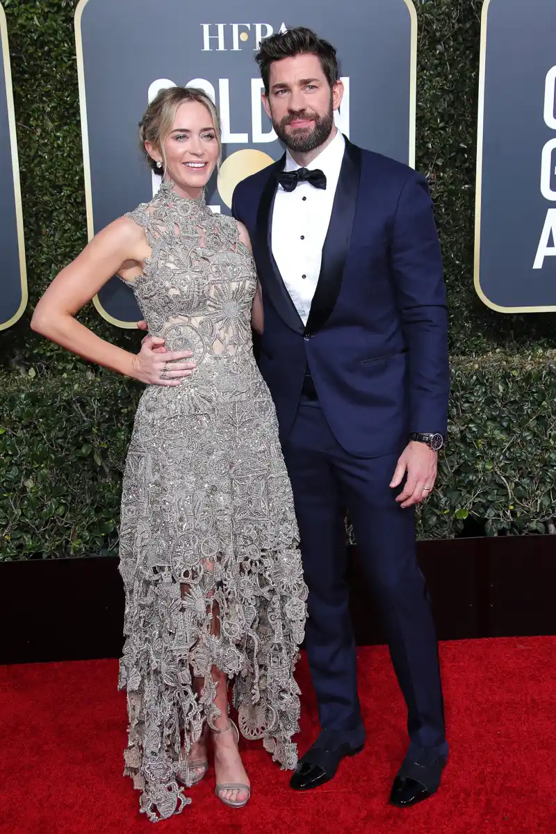 Emily Blunt and John Krasinski's Rare Quotes About Parenting, Raising Their 2 Daughters 243 76th Annual Golden Globe Awards, Arrivals, Los Angeles, USA - 06 Jan 2019