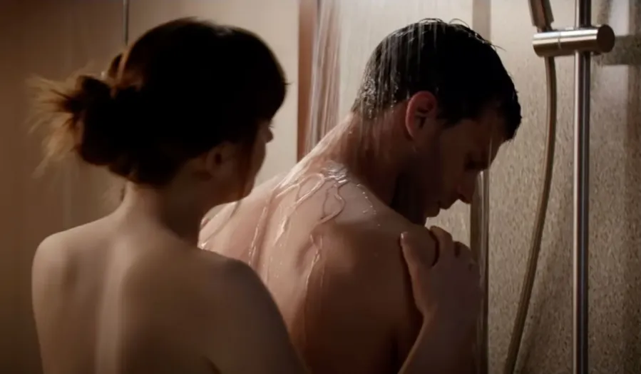 'Fifty Shades Darker' Photos: See Jamie Dornan and Dakota Johnson's Hottest Moments! shower