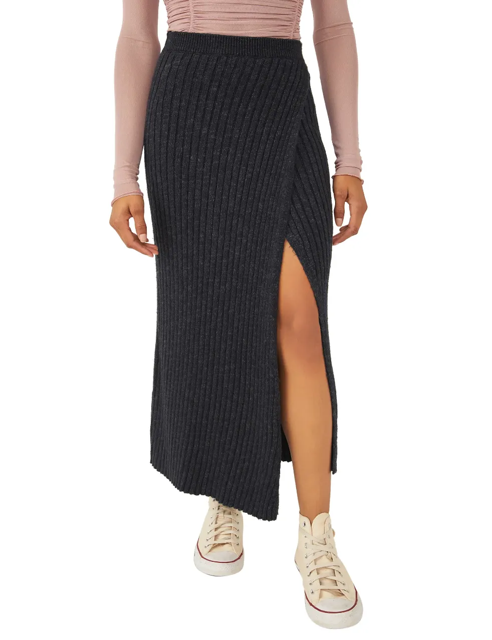 Free People Better Days Rib Skirt