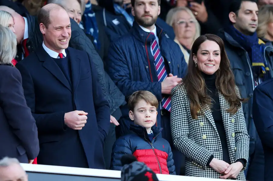 Gallery- Royal Kids’ Cutest Moments of 2022 050 2022 Guinness Six Nations Championship Round 3, Twickenham, England - 26 Feb 2022