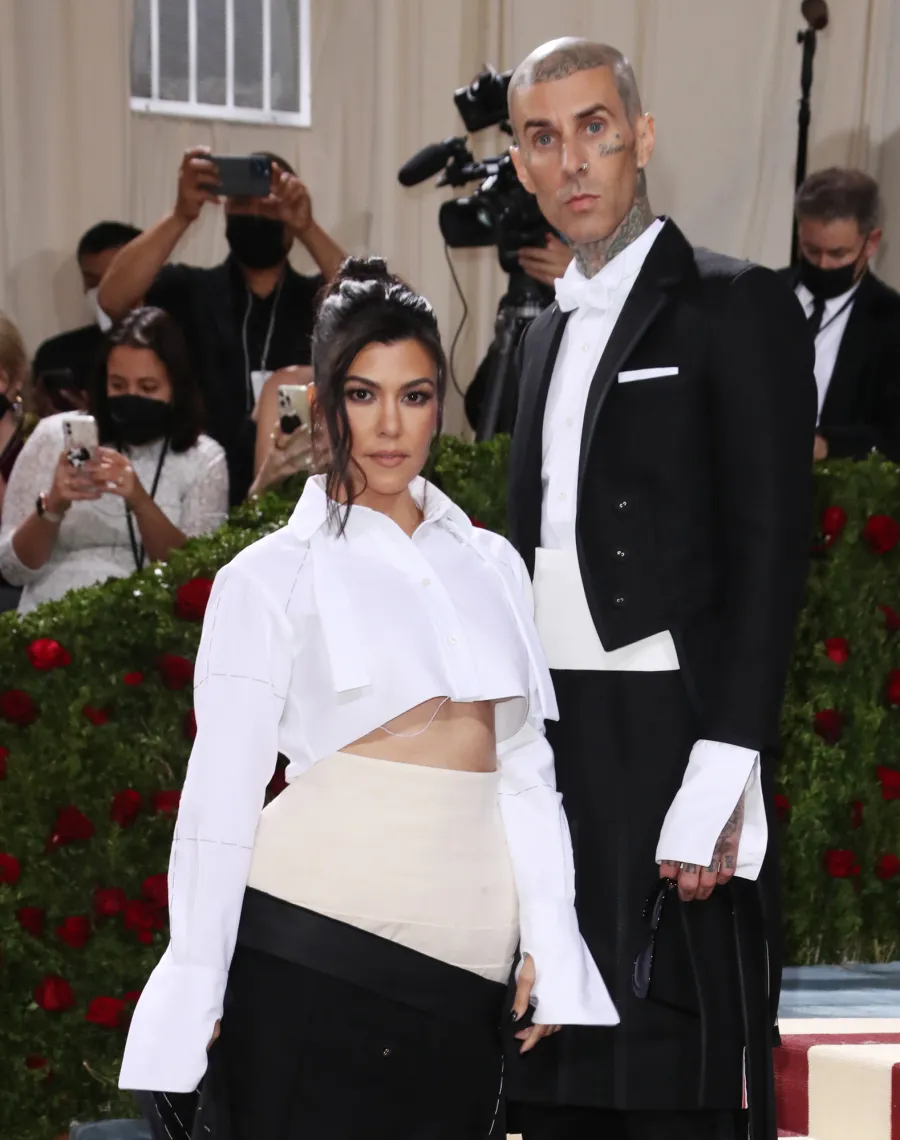 Kourtney Kardashian Breaks Down Why She and Travis Barker Had to Kiss With Their Tongues at the 2022 Met Gala: 'That Is How We Live Our Life'