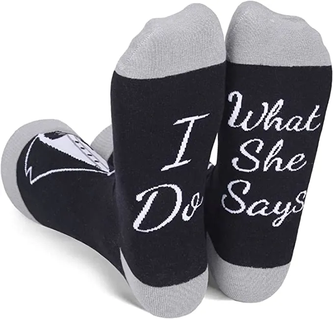 HAPPYPOP Funny Groom's Socks