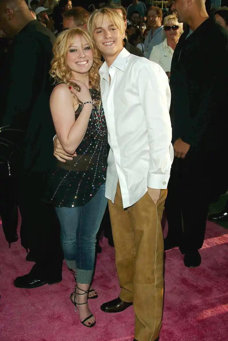 Hilary Duff Aaron Carter 233 'THE LIZZY MCGUIRE MOVIE' FILM PREMIERE, LOS ANGELES, AMERICA - 26 APR 2003