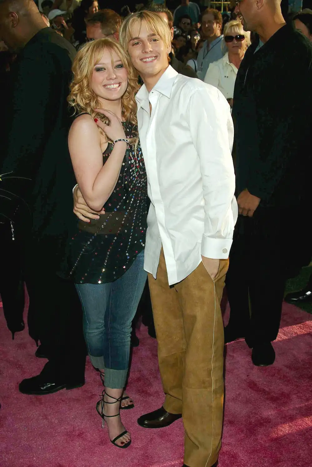 Hilary Duff Aaron Carter 233 'THE LIZZY MCGUIRE MOVIE' FILM PREMIERE, LOS ANGELES, AMERICA - 26 APR 2003