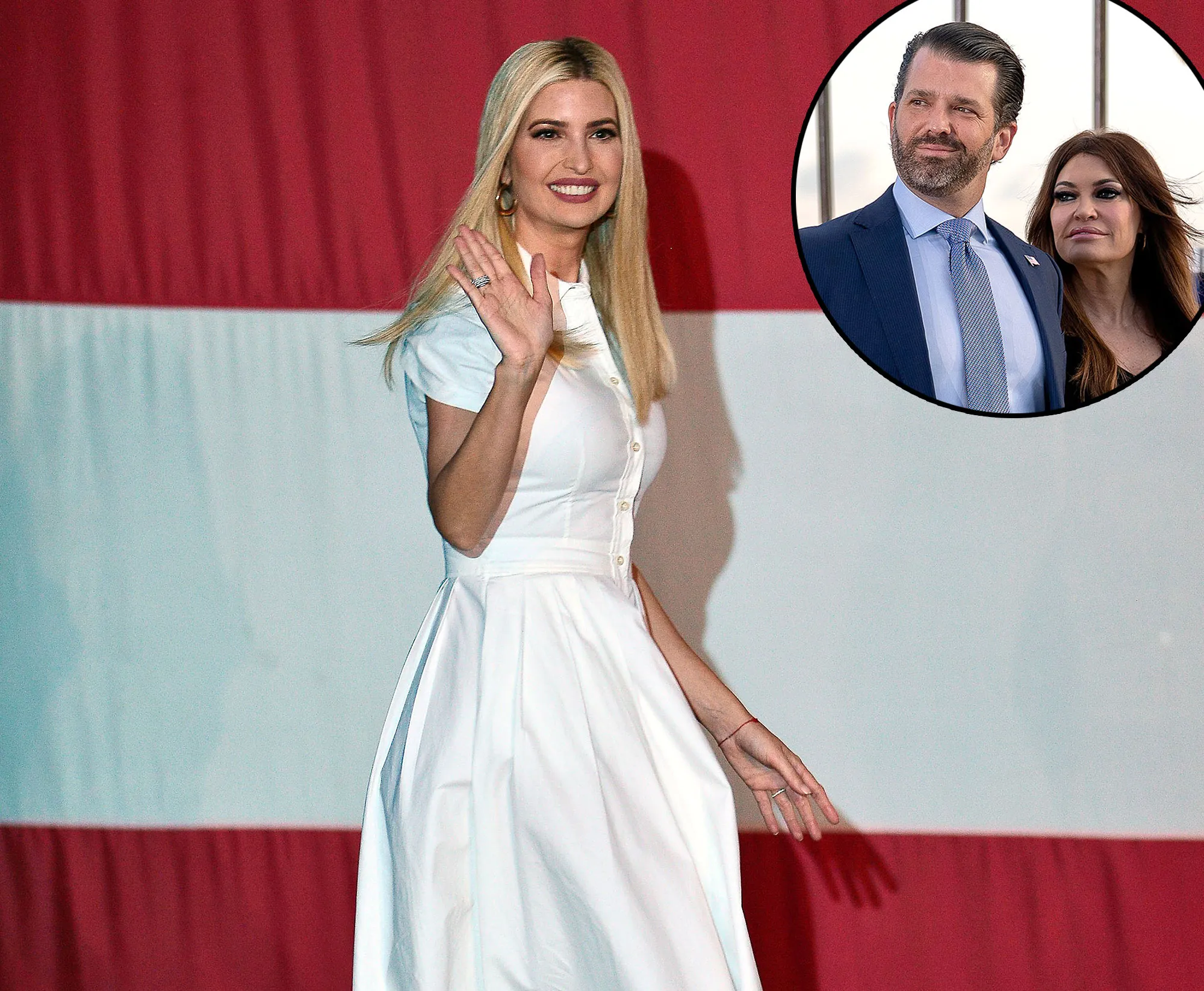 Ivanka Trump Cuts Donald Trump Jr.'s Fiancee Kimberly Guilfoyle Out of Tiffany Trump Wedding Photo