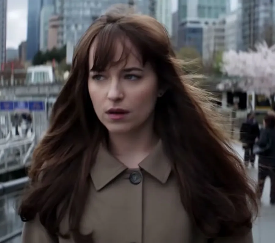'Fifty Shades Darker' Photos: See Jamie Dornan and Dakota Johnson's Hottest Moments! tan coat