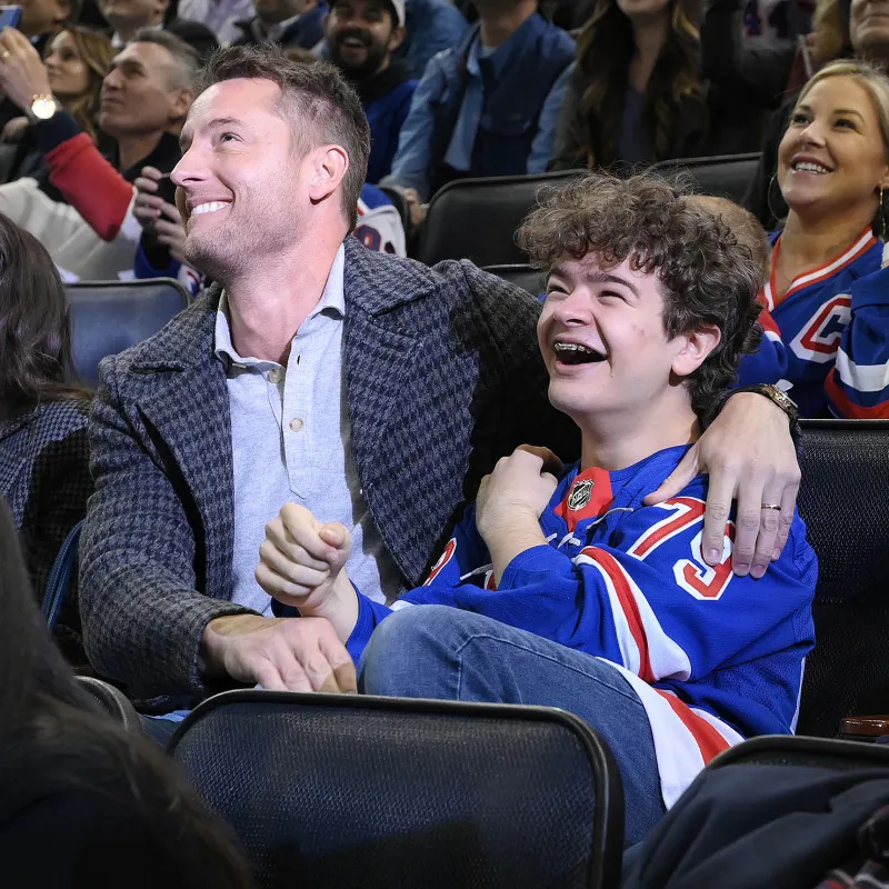 Justin Hartley and Gaten Matarazzo Just Like Us