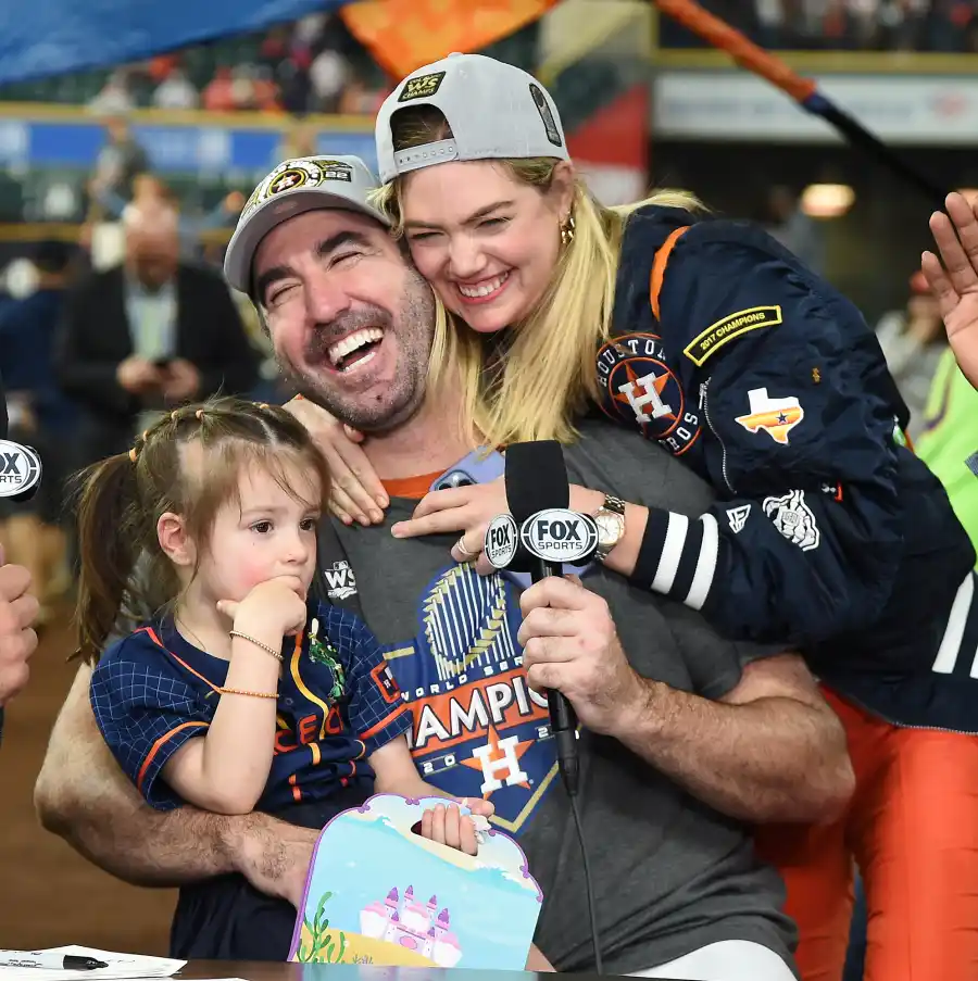 Kate Upton and Husband Justin Verlander Celebrate His World Series Win With Daughter Genevieve