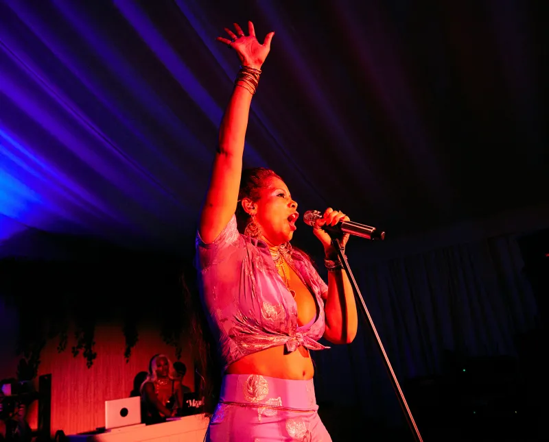 Kelis performs at White Cube Gallery party at Soho Beach House on Monday, November 28th 376