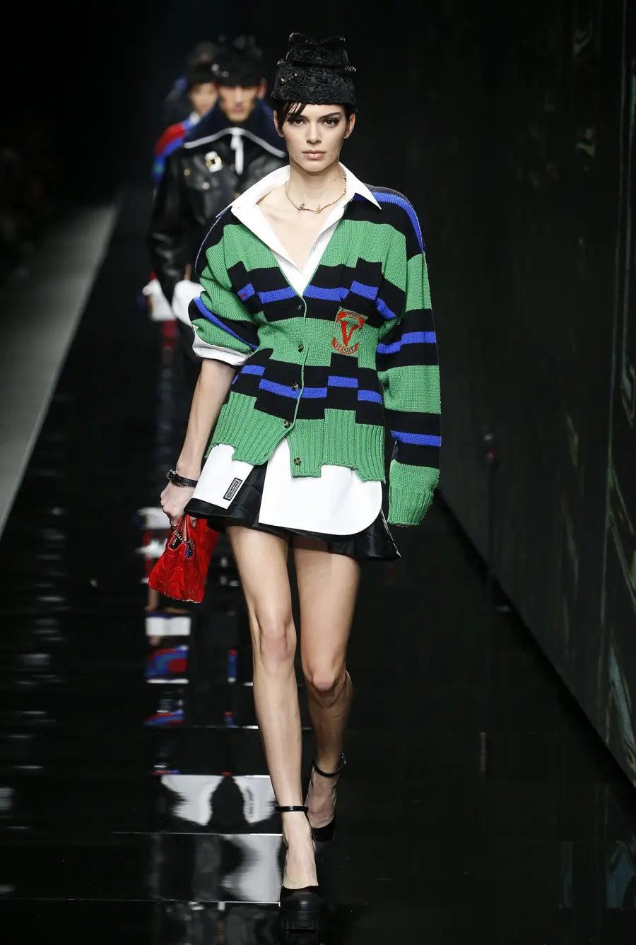 Kendall Jenner Runway Moments Versace show, Runway, Fall Winter 2020, Milan Fashion Week, Italy - 21 Feb 2020