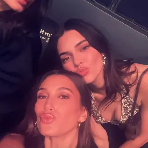 Kendall Jenner Spotted Dancing With Hailey Bieber at Ex-Boyfriend Harry Styles’ L.A. Concert